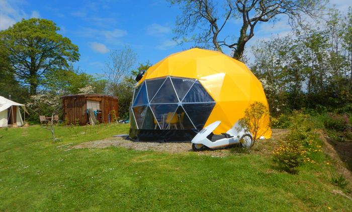 The PACMAN Geodesic Dome